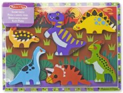 MELISSA AND DOUG - CASSE-TÊTE EN BOIS GROSSES PIÈCES - DINOSAURE